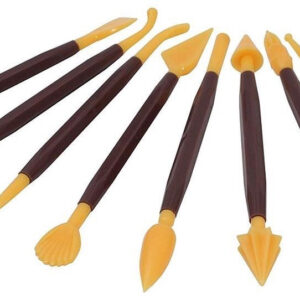 Pedrini linea dolci set per decorare 8 scalpelli per decorare pasta di zucchero e impasti morbidi