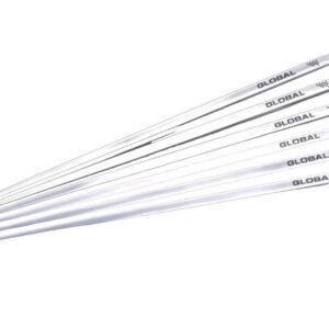 Global set 6 bacchette per sushi sashimi in acciaio inox cm 22,5