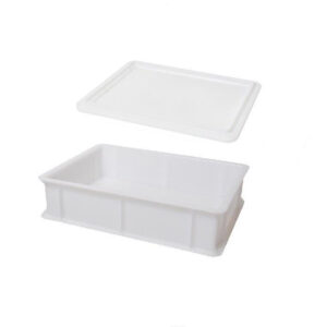 Genus Dei, set 2 pezzi, 1 cassetta porta impasto + coperchio cm 30x40x10