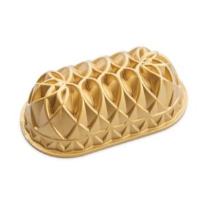 Nordic ware stampo per ciambellone ovale in alluminio pressofuso bundt cake jubille dourado party