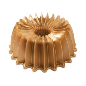 Nordic ware stampo per ciambellone increspato in alluminio, brilliance bundt cake party