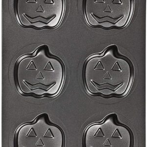 Wilton, stampo antiaderente per 6 biscotti zucca halloween