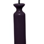 Excelsa oliera bordeaux in ceramica, da ml 350 con tappo versatore inox