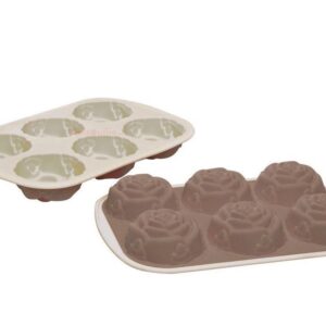 Tognana cupcakes, stampo muffin tortora, cm 28x19 in silicone resistente