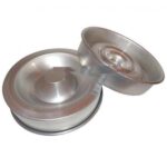 Liotti forma tortiera forma cuore, doppia cm 22x11 in alluminio puro