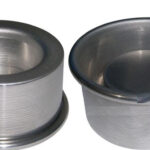 Liotti forma voulevant cm 6x3.2 in alluminio puro