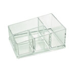 Ilsa box porta bustine per zucchero - the in acrilico cm 19.5x14.5