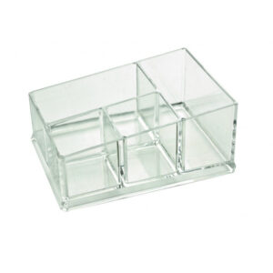 Ilsa box porta bustine per zucchero - the in acrilico cm 19.5x14.5