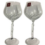 Rcr net, set 2 calici vino rosso cl 51, in cristallo 24%