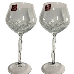 Rcr net, set 2 calici vino rosso cl 51, in cristallo 24%