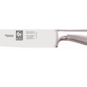 Icel, platina coltello multiuso 15 cm professionale in acciaio forgiato, peso medio manico vuoto