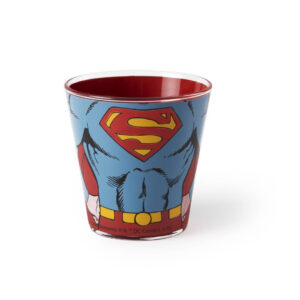Excelsa Superman, set 2 bicchieri in vetro cl 25