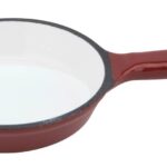 Ilsa mini padella rossa in ghisa cm 10x2 cl 10, monoporzioni prodotto professionale