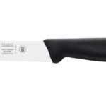Icel spelucchino lama liscia acciaio inox nero 10 cm
