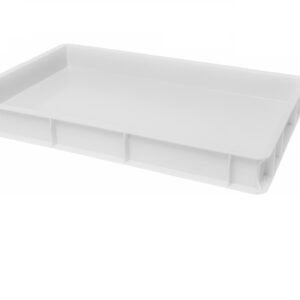 Genus dei, cassetta porta impasto bianca, cm 60x40x7 per panetti lievitati
