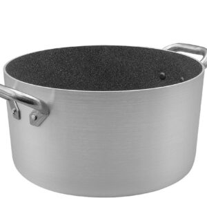 Pentole Agnelli shark skin, casseruola alta 2 manici ø 24 professionale