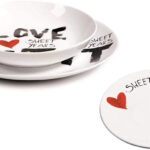 Fade sweet years love servizio tavola 18 pezzi in finissima porcellana
