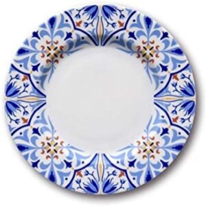 Saturnia amalfi ischia set 12 piatto frutta 21 cm, in porcellana