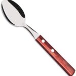 Tramontina cucchiai tavola Polywood acciaio inox marrone Set 6 Pezzi 20 cm
