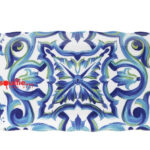 Fade vassoio rettangolare Maiorca melamina decoro mediterraneo 48x20 cm
