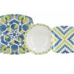 Tognana tulum, servizio 18 piatti in new bone china, qualità extra