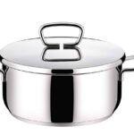 Tescoma praktik, casseruola cm 32, in acciaio inox 18/10 qualità extra pesante con coperchio