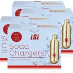 Isi ricarica set 4 confezioni bomboletta, co2, è una capsula per seltz soda da 8g