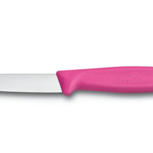 Victorinox coltello spelucchino Fucsia lama liscia cm 8