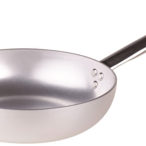 Pentole Agnelli padella cm 30, alta a saltare in alluminio professionale