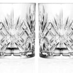 Rcr melodia set di 6 bicchieri liquore cl 8 eco-crystal glass luxion®