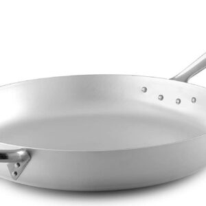 Pentole Agnelli padella alta professionale ø 60 in alluminio puro 2 manici inox