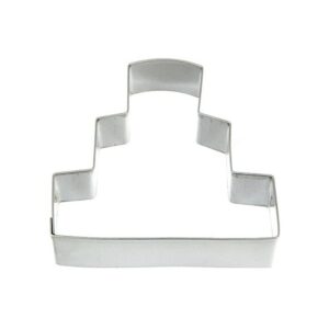 Decora, stampo tagliabiscotti forma torta, in alluminio