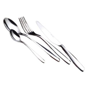 Salvinelli Ego, set 12 cucchiaini moka, spessore 4 mm, in acciaio inox 18/10