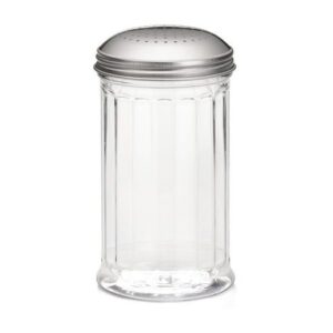 Tablecraft shaker spargisale, in policarbonato con coperchio in acciaio inox bpa free qualità professionale