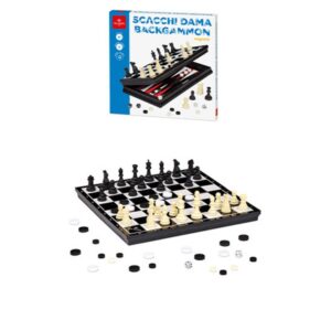 Dal negro, scacchi dama backgammon magnet