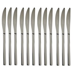 Svanera Laura, set 12 coltelli frutta micro seghetto, acciaio forgiato
