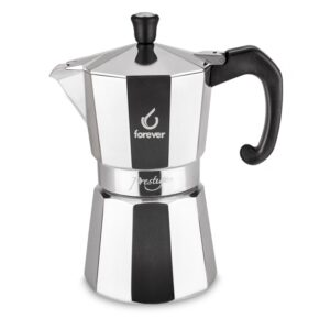 Forever miss prestige caffettiera 3  tz, express in alluminio alimentare
