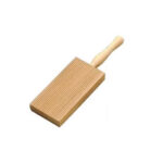 Panetta rigagnocchi 24x10 cm doppia faccia in legno di faggio
