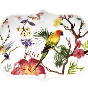 Fade Paradise, vassoio ovale cm 30x21,5 in fine porcellana