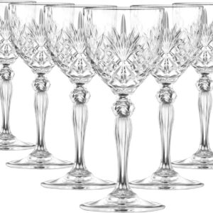 Rcr Melodia, set 6 calici nick e nora 14 cl, in fine cristallo