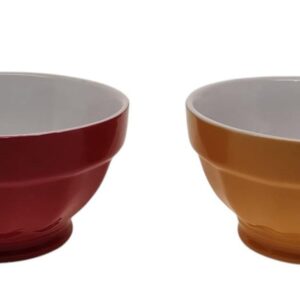 Buoni sapori, set 2 coppette cm 11,5, rosso arancio