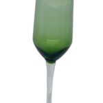 Vetrerie riunite ABC, set 6 calici flute 25 cl, verde