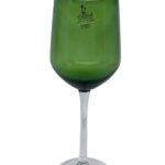 Vetrerie Riunite ABC, set 6 calici acqua 33 cl, in vetro colorato, verde