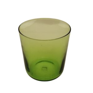 Giannini mix collection, set 6 bicchieri acqua in vetro, verde