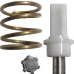 Trespade Kit ricambio originale giunto in nylon + molla per passa pomodoro big 2- big 2 elegant