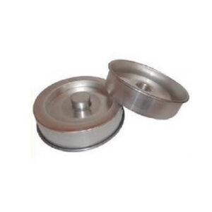 Liotti forma tortiera forma bigusto, doppia cm 22x12 in alluminio puro