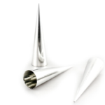 Liotti, set 3 forme cannolo conico in banda stagnata cm 12 x3