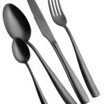 Salvinelli Time Ice canna di fucile, set 6 cucchiaio tavola in acciaio 18/10, trattamento pvd