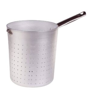 Pentole Agnelli, colapasta scaldapasta, cilindrico ø 22, in alluminio puro, 1 manico inox