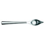 Ibili cucchiaio a forma di piuma, acciaio inox, cm 17x5x2